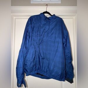 FootJoy Men's Deep Blue Grid Windbreaker